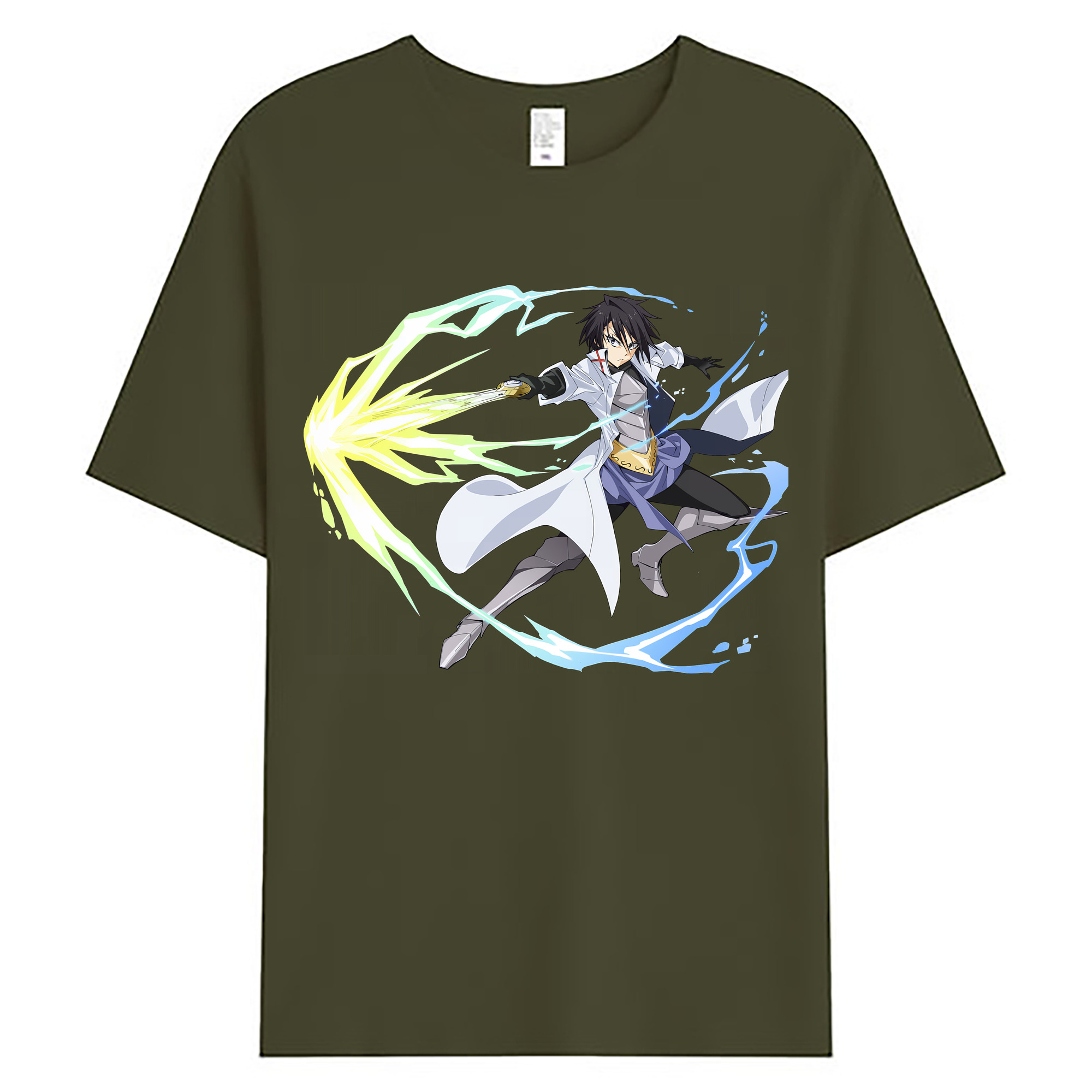 （画像用） 転スラ Regarding Reincarnated to Slime 綿100％ メンズ半袖Tシャツ｜肌触りやわらか＆通気性
